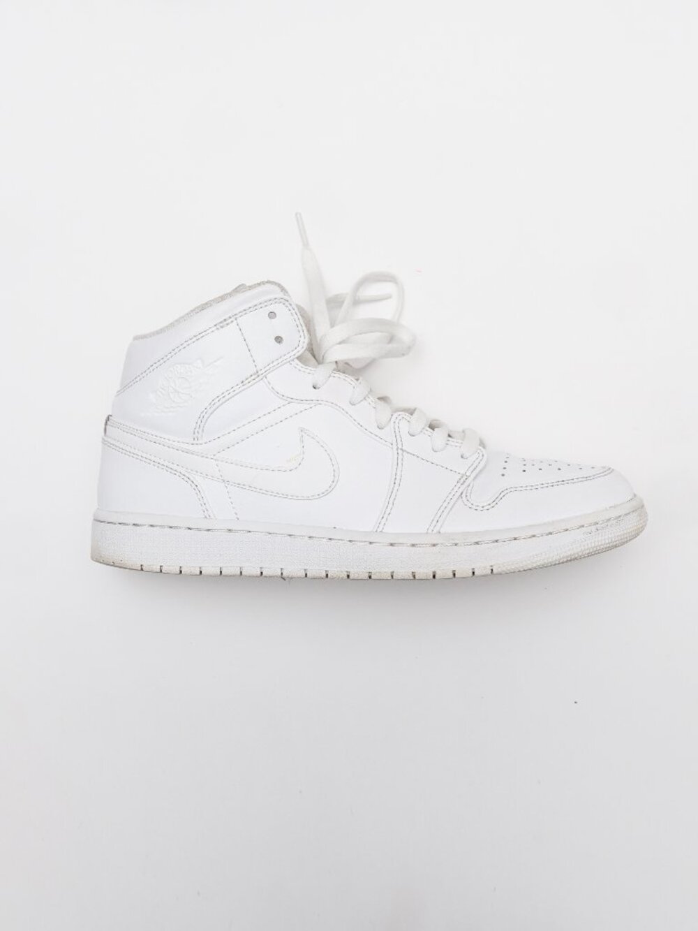 Size 10 - Jordan 1 Mid Triple White